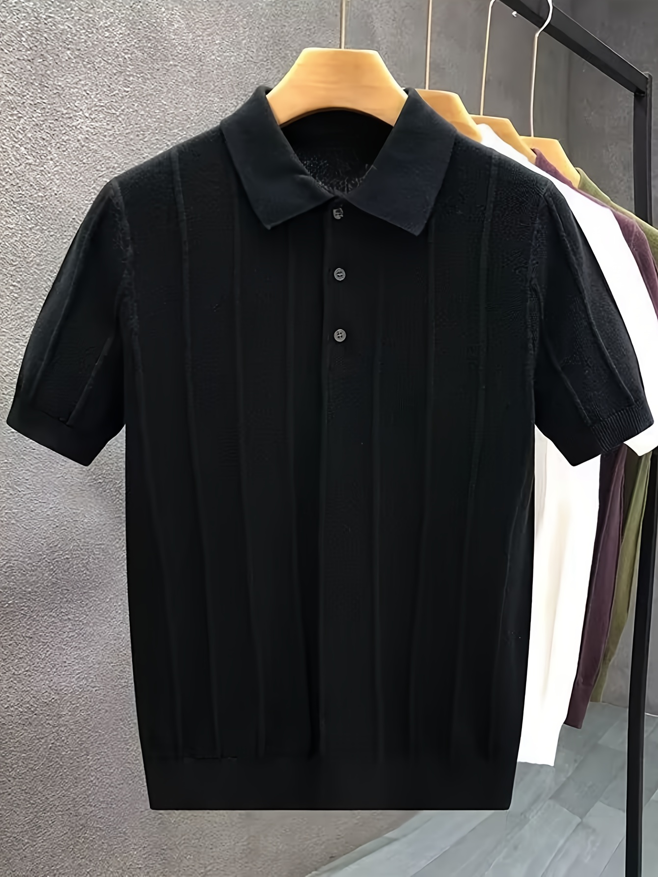 High-End Luxury Vertical Strip - đánh giá và giá Polo Shirt Pique