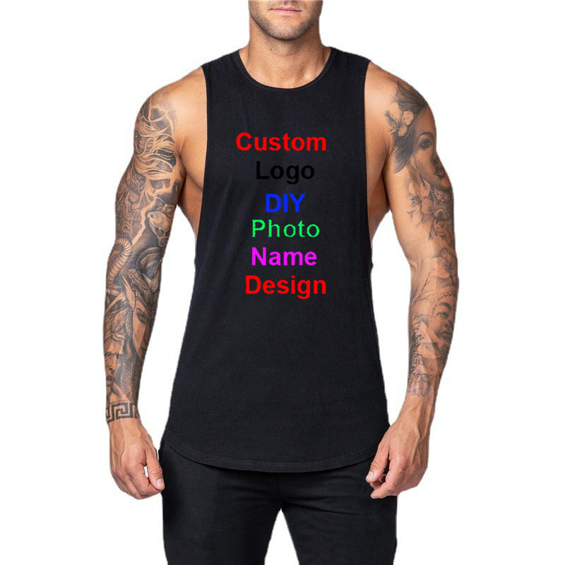 DIY Customized Logo Brand Gym  - đánh giá và giá Tank Top Muscle