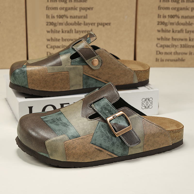 Unisex Cork Closed Toe Slipper - đánh giá và giá Flip Flop Leather Men