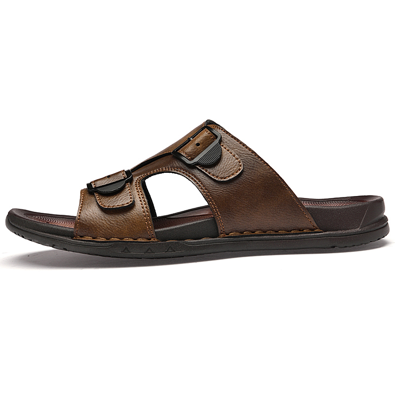Summer Mens Leather Slippers M - đánh giá và giá Flip Flop Leather Men