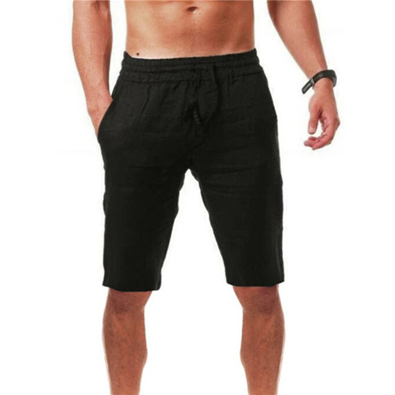 2026 new Men's Cotton Shorts P - đánh giá và giá Short Linen Drawstring