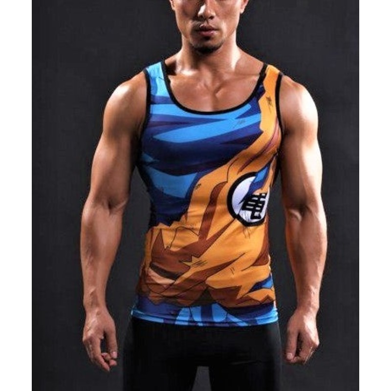 2026Summer Anime Goku Cosplay  - đánh giá và giá Tank Top Muscle